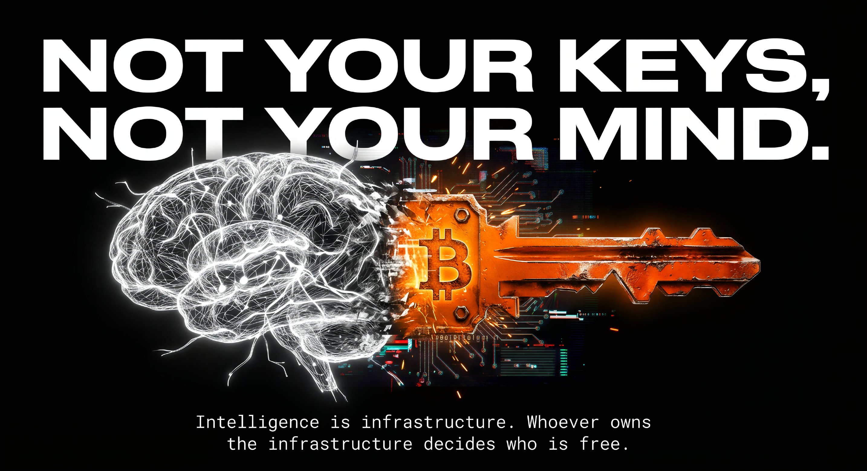 Not Your Keys, Not Your Mind — title slide
