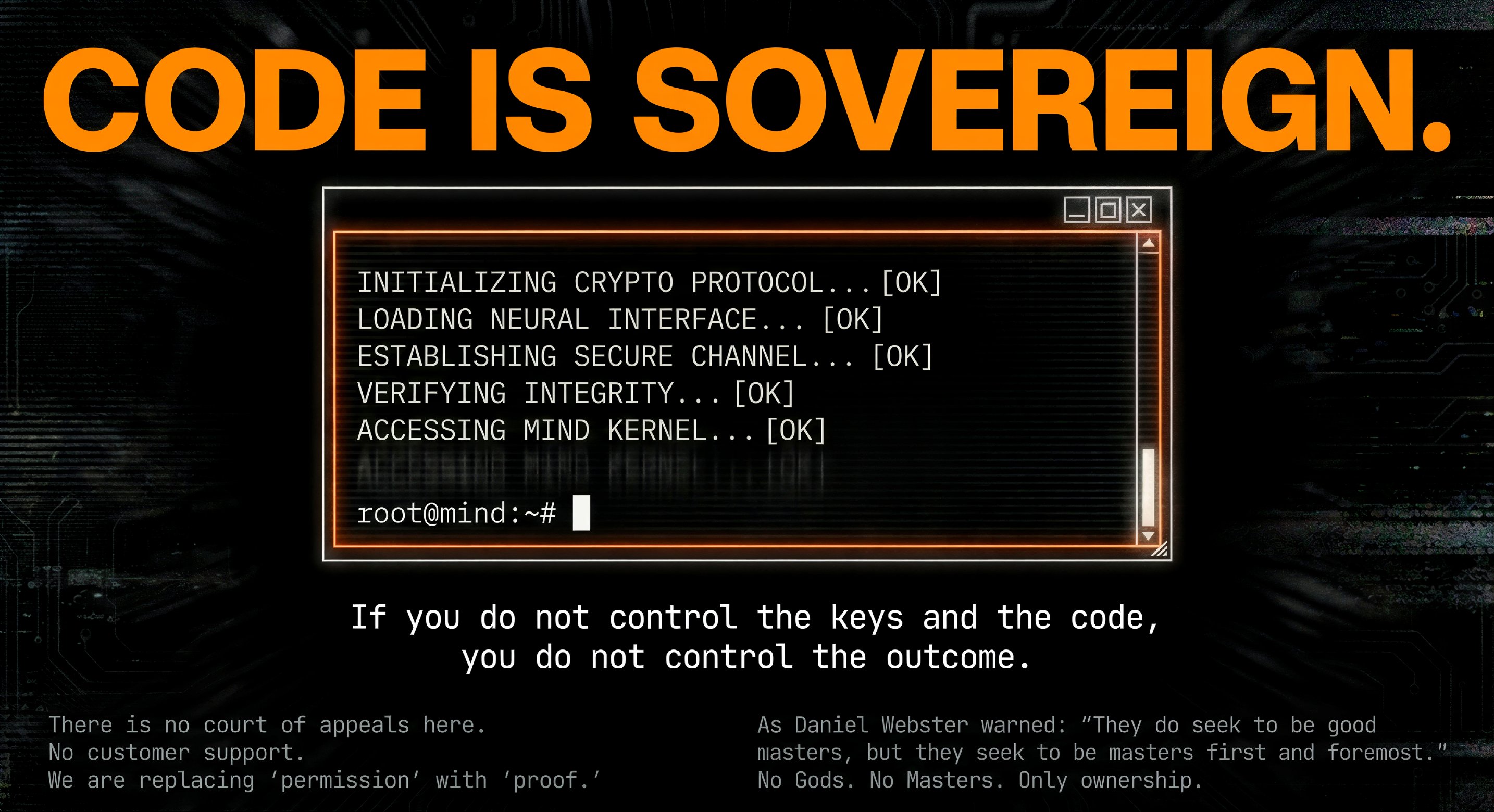 No Court, No Appeal: Code Is Sovereign