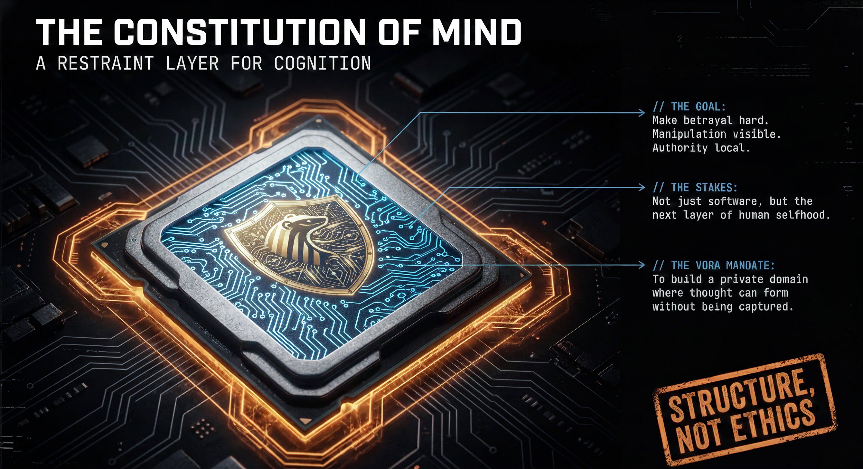 The Constitution of Mind: A Restraint Layer for Cognition