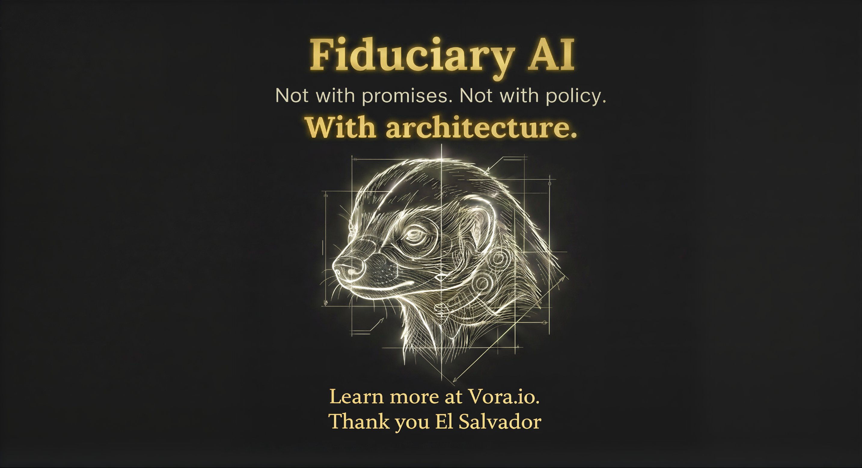 Fiduciary AI — Not with promises. Not with policy. With architecture.
